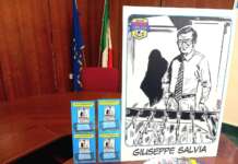 Una figurina per ricordare Giuseppe Salvia, ucciso dalla camorra