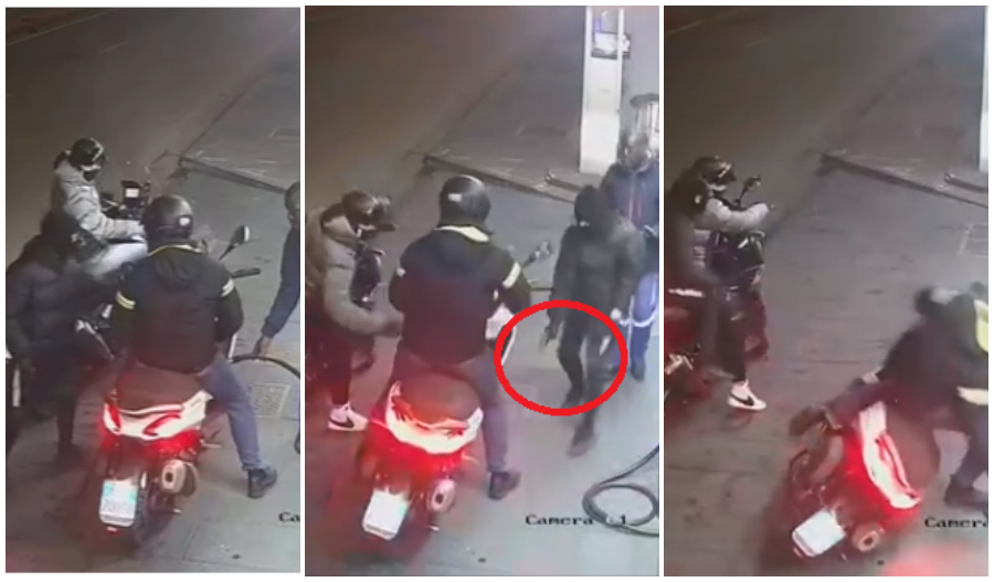 Resiste a rapina, gli sparano alle gambe: le immagini choc (VIDEO)