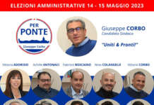L’appello al voto di Giuseppe Corbo ‘Per Ponte’: “Amministreremo con serietà e trasparenza”