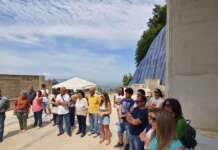 Solopaca, curiosità ed interesse per l’acquedotto di Mimmo Paladino (FOTO)