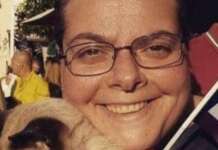 Una panchina arcobaleno in memoria di Carmela De Prisco dopo la tragica morte