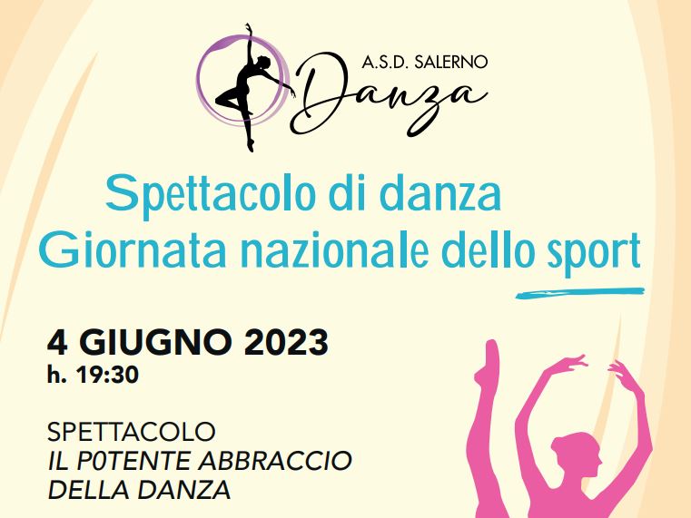 ‘Il potente abbraccio della danza’, lo spettacolo all’Auditorium del Centro sociale di Salerno ‘Il potente abbraccio della danza’, lo spettacolo all’Auditorium del Centro sociale di Salerno