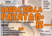 Molinara, torna ad agosto la sagra della patata: il menu ed il programma