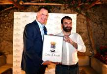 Amalfi, il sindaco Milano incontra Bill de Blasio