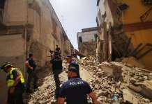 Palazzina crollata a Torre del Greco, parte delle macerie sotto sequestro