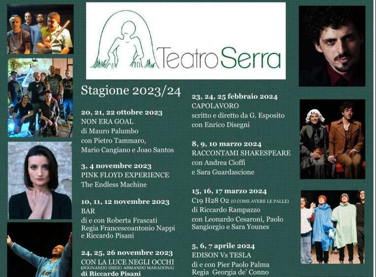 Teatro Serra, ecco la stagione “Caldera Teatrale”: 14 spettacoli in  cartellone