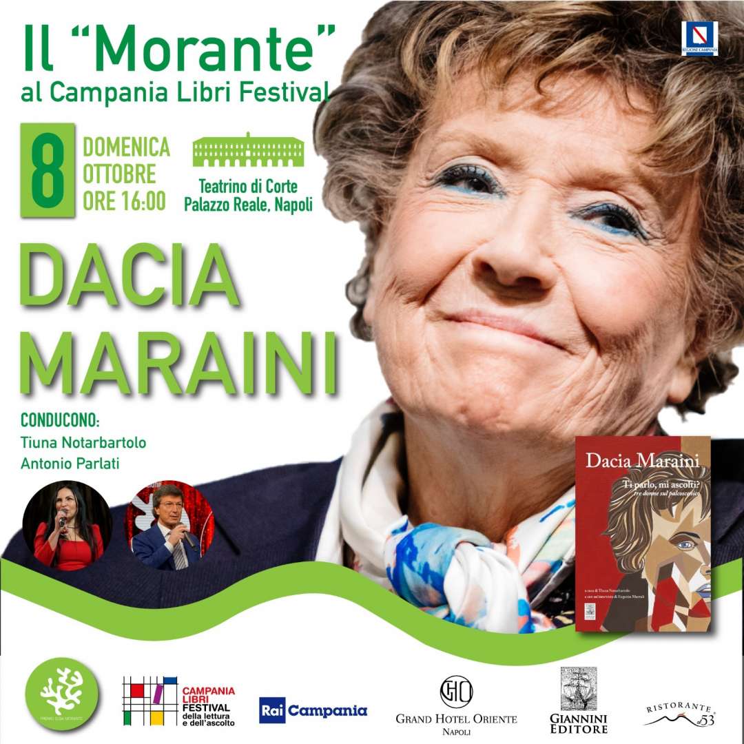 Il ‘Premio Morante’ arricchisce il ‘Campania Libri Festival’