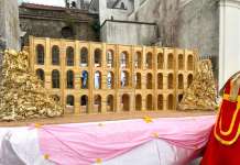 Il Comune di Foglianise dona il carro di grano raffigurante l’Acquedotto Carolino