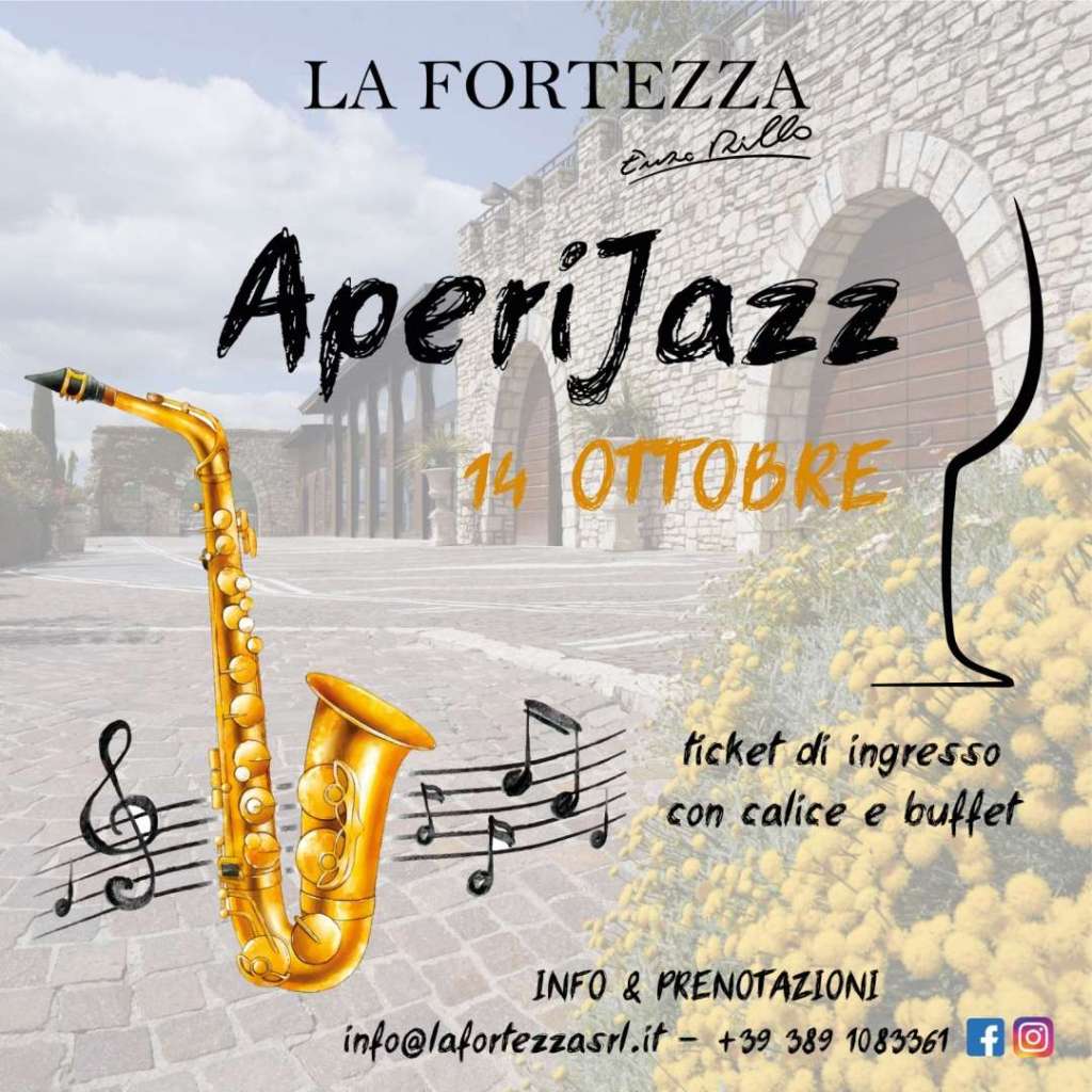 AperiJazz targato ‘La Fortezza’: il mix perfetto tra musica, prelibatezze e buon vino AperiJazz targato ‘La Fortezza’: il mix perfetto tra musica, prelibatezze e buon vino