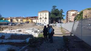 Piazza Pacca: obiettivo terminare gli scavi entro dicembre, c’è il rischio di perdere fondi