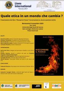 Riscoprire il fuoco | all'Università del Sannio conversazioni su alcune  questioni etiche