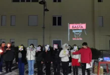 In centinaia ad Arpaise alla fiaccolata per Giulia Cecchettin e per le donne vittime del femminicidio