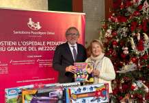 La befana targata “Air Campania” dai piccoli del Santobono