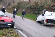 Frontale tra San Nazzaro e Montefusco: donna trasportata in ospedale