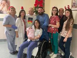 La prima nata in Italia è Nicola, festeggia ‘Villa Fiorita’ a Capua