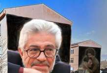 La firma di Jorit sui murales di Scola e Leone in città