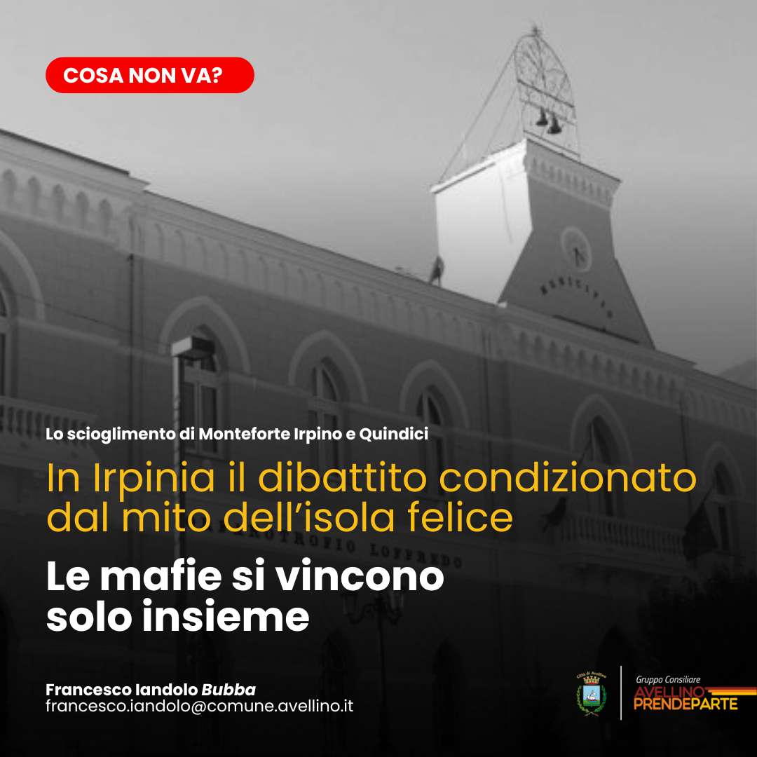 Iandolo: “La lotta alle mafie non esiste nell’agenda politica locale“