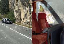 Costiera Amalfitana, massi finiscono su bus turisti: nessun ferito