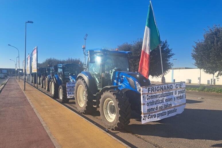 Agricoltori strada