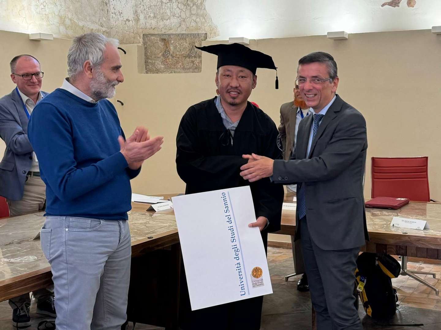 Unisannio, speciale ‘Graduation day’ per il prof. Karma Tempa dal Bhutan