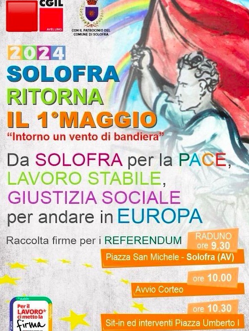 Festa del lavoro, i sindacati irpini chiamano in piazza