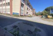 FOTO/ Ex Dante, via la centralina Arpac: nuova destinazione