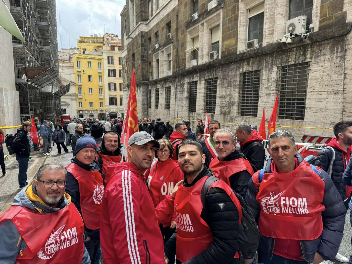 Industria Italiana Autobus, protesta a Roma degli operai irpini
