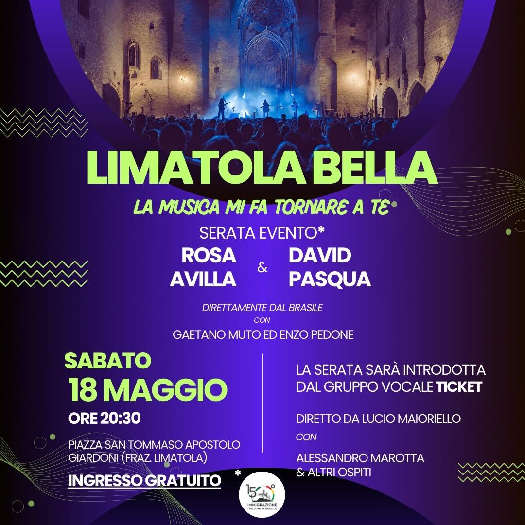 Limatola, sabato si alza il sipario sul concerto evento di Rosa Avilla