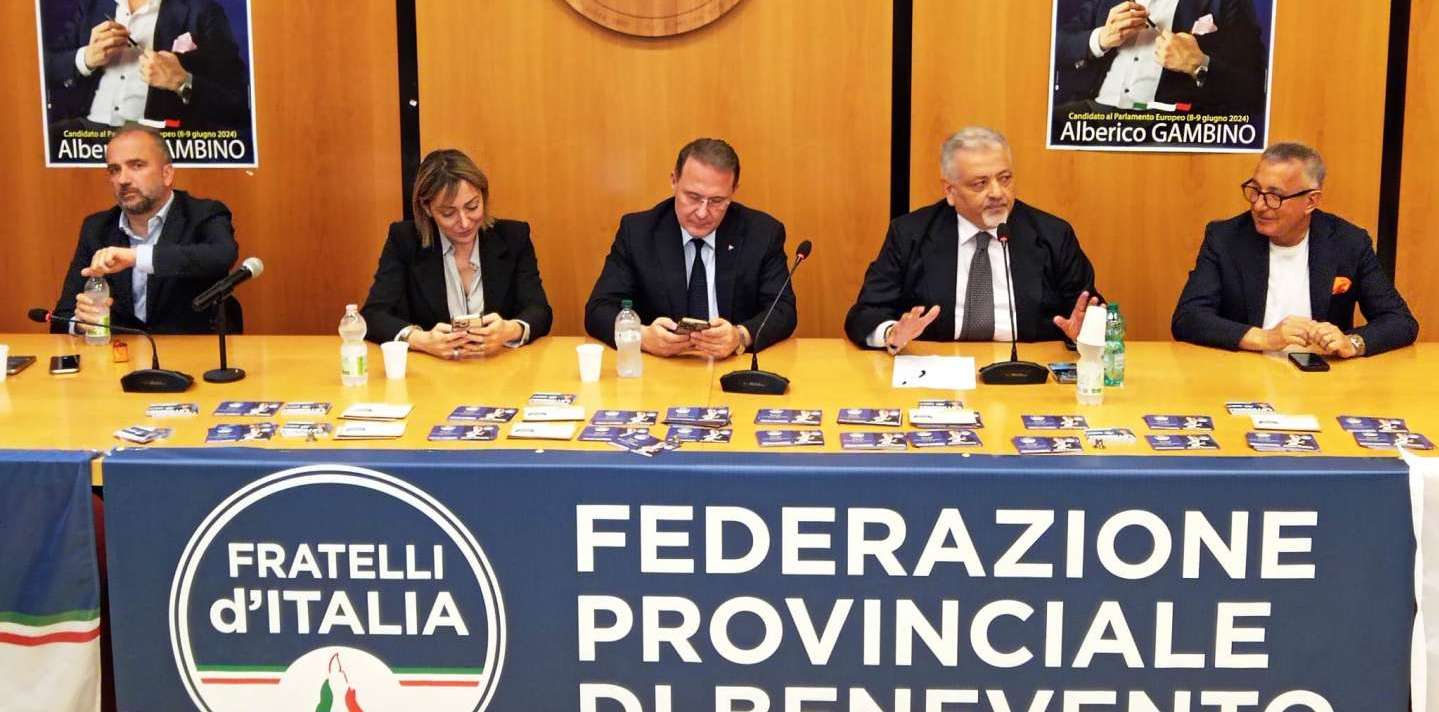 FOTO/ Europee, al via la campagna elettorale di Fdi: “L’obiettivo? Essere il primo partito nel Sannio e in Campania”