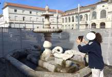 FOTO/  Marcianise, il 19 maggio sarà inaugurata la storica ‘Fontana dei Delfini’