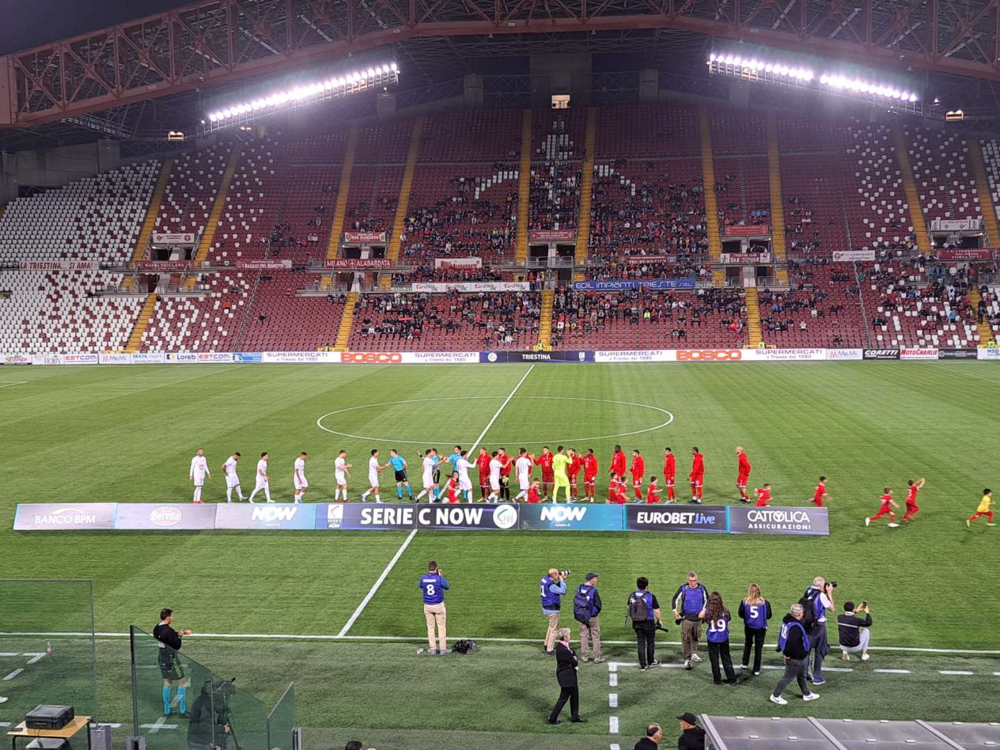 FOTO/ Triestina Benevento (1 1), una magia di Lanini salva la Strega: al ritorno basterà non perdere