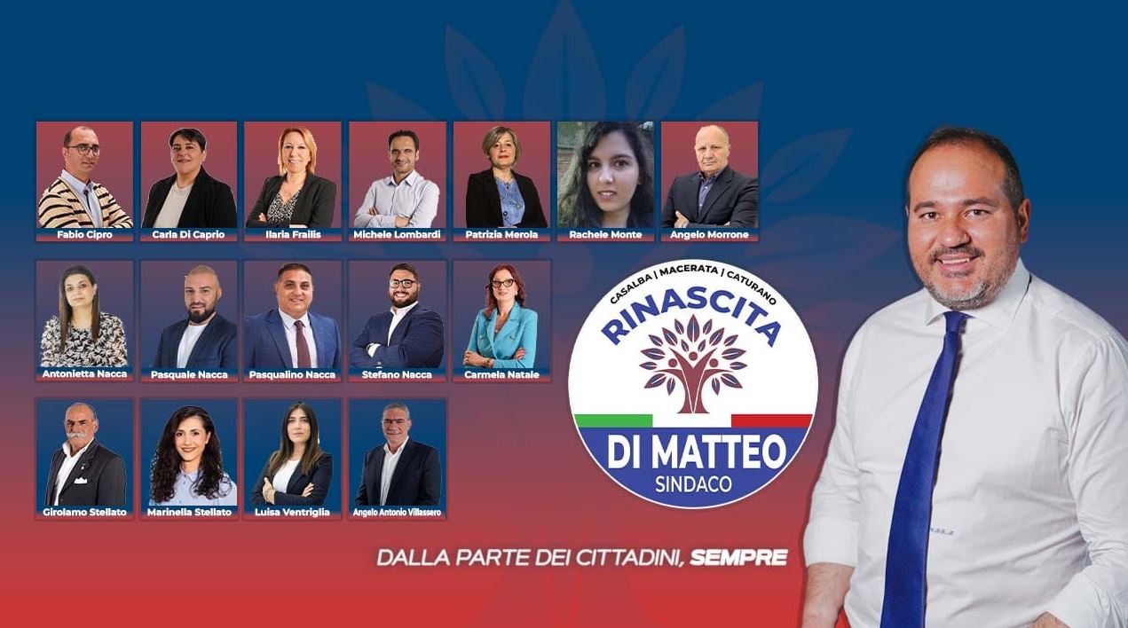 Macerata Campania, Di Matteo presenta la lista “Rinascita”