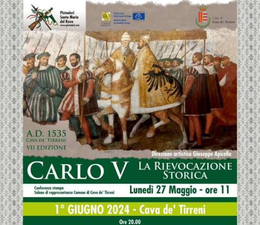 Cava dei Tirreni, il 1 giugno corteo storico di Carlo V
