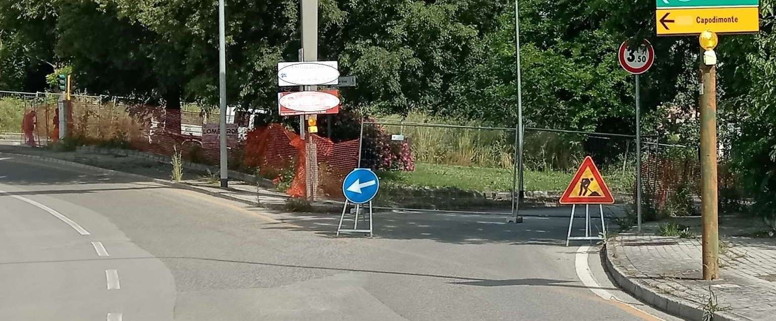 Chiuso da oggi il Ponte San Nicola, traffico intenso in zona Ponticelli