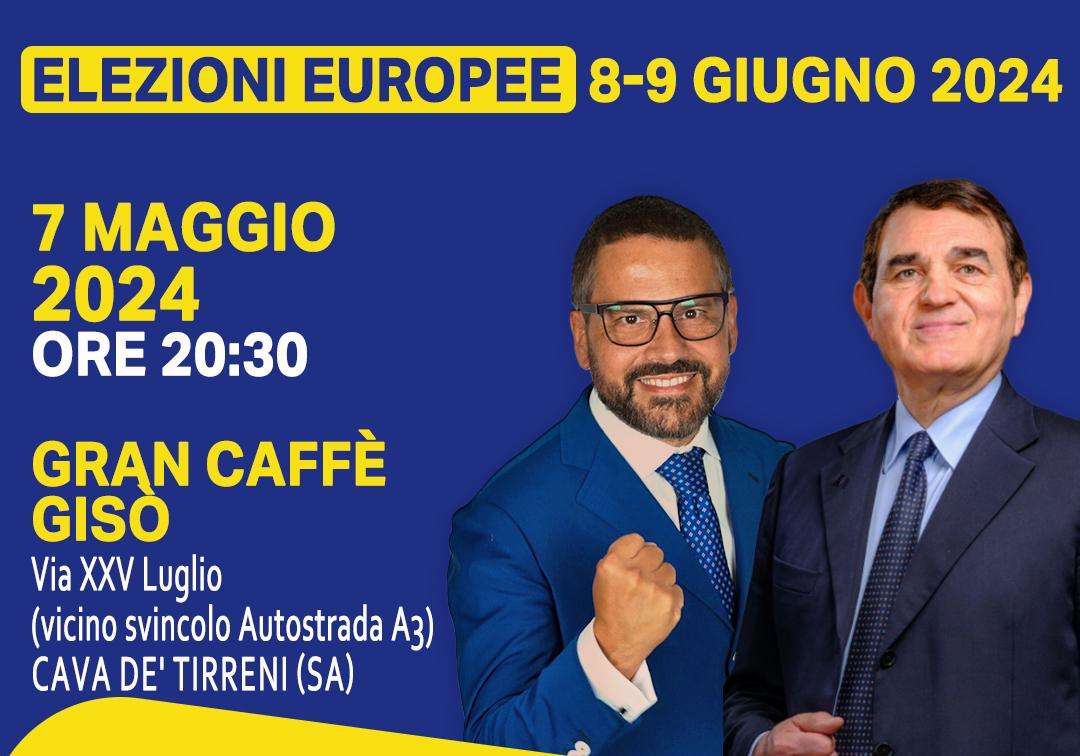 Elezioni Europee, Patriciello e Tommasetti in tour elettorale a Cava de’ Tirreni
