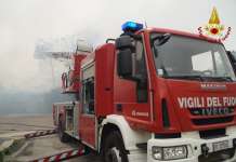 Escavatore a fuoco in cantiere Alta Velocità: paura per gli operai