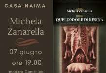 Alla libreria Casa Naima la presentazione del romanzo “Quell’odore di resina”