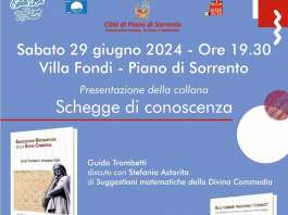 Piano di Sorrento, incontri letterari a Villa Fondi: domani la presentazione della collana “Schegge di conoscenza”