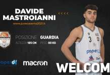La Paperdi Juvecaserta 2021 riparte dalla conferma di Mastroianni
