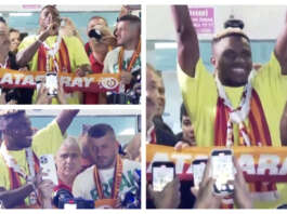 VIDEO/ Osimhen arriva a Istanbul: l’accoglienza dei tifosi del Galatasaray