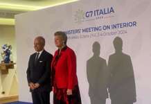 FOTO/ Il Ministro Piantedosi accoglie i delegati del G7
