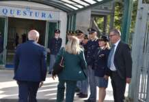 FOTO/ Il Prefetto Riflesso in visita alla Questura di Avellino