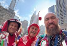 FOTO/ Zeza, Caporaballo, Pulcinella colorano la Grande Mela