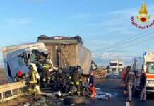Scontro tra tir, morti due camionisti del Salernitano