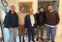 FOTO/ Brindisi augurale della Lega-Salvini di Airola per le future sfide