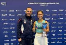 Tennis, Ylenia Zocco (Ct San Giorgio del Sannio) campionessa italiana di doppio Under 16