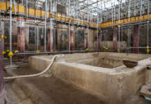FOTO/ Scavi a Pompei, emerge un grande complesso termale