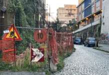 Vomero, ok ai lavori su muro di contenimento per ‘liberare’ via Conte della Cerra