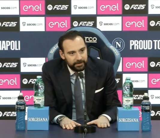 Manna lancia il Napoli: “La rosa è forte, sul mercato solo colpi che fanno la differenza”