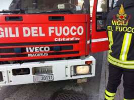 Vasto incendio a Castellabate, fiamme vicino alle abitazioni Vigili del Fuoco